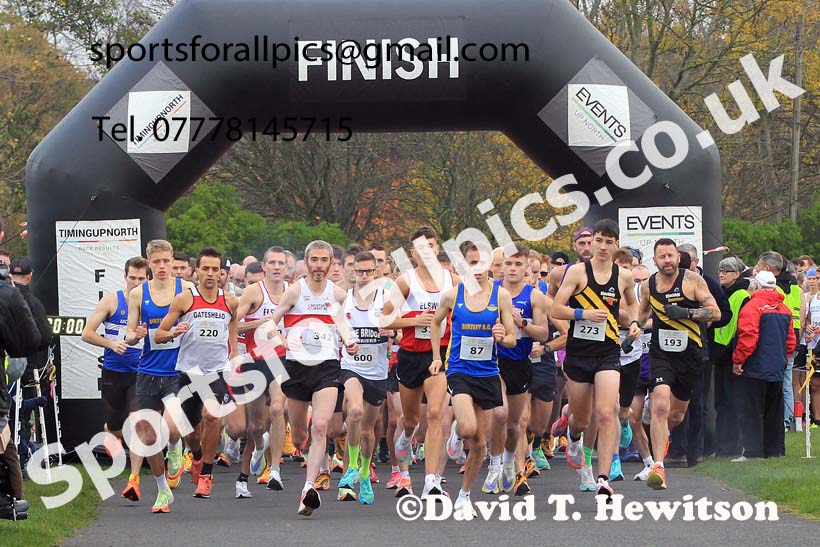 Senior Mens and Senior Womens 2022 Heaton Memorial 10k Road Race, Newcastle Town Moor.  Photo: David T. Hewitson/Sports for All Pics